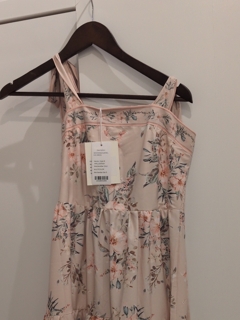 Moonsea Blush Pink Floral Sundress